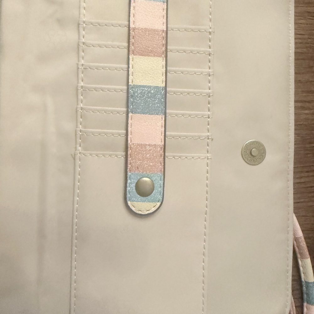 Chic Striped Crossbody Bag in Pastel Shades - Picture 4 of 6